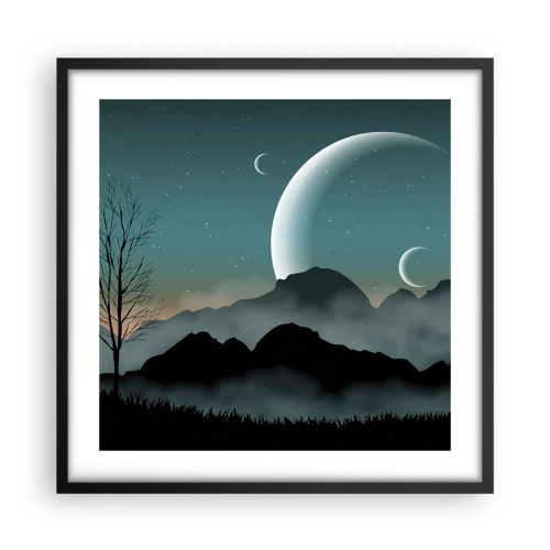 Poszter fehér keretben - Csillagos éj karneválja - 50x50 cm