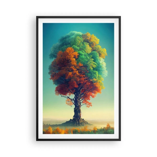 Poszter fehér keretben - Tölgy - a természet atyja - 61x91 cm
