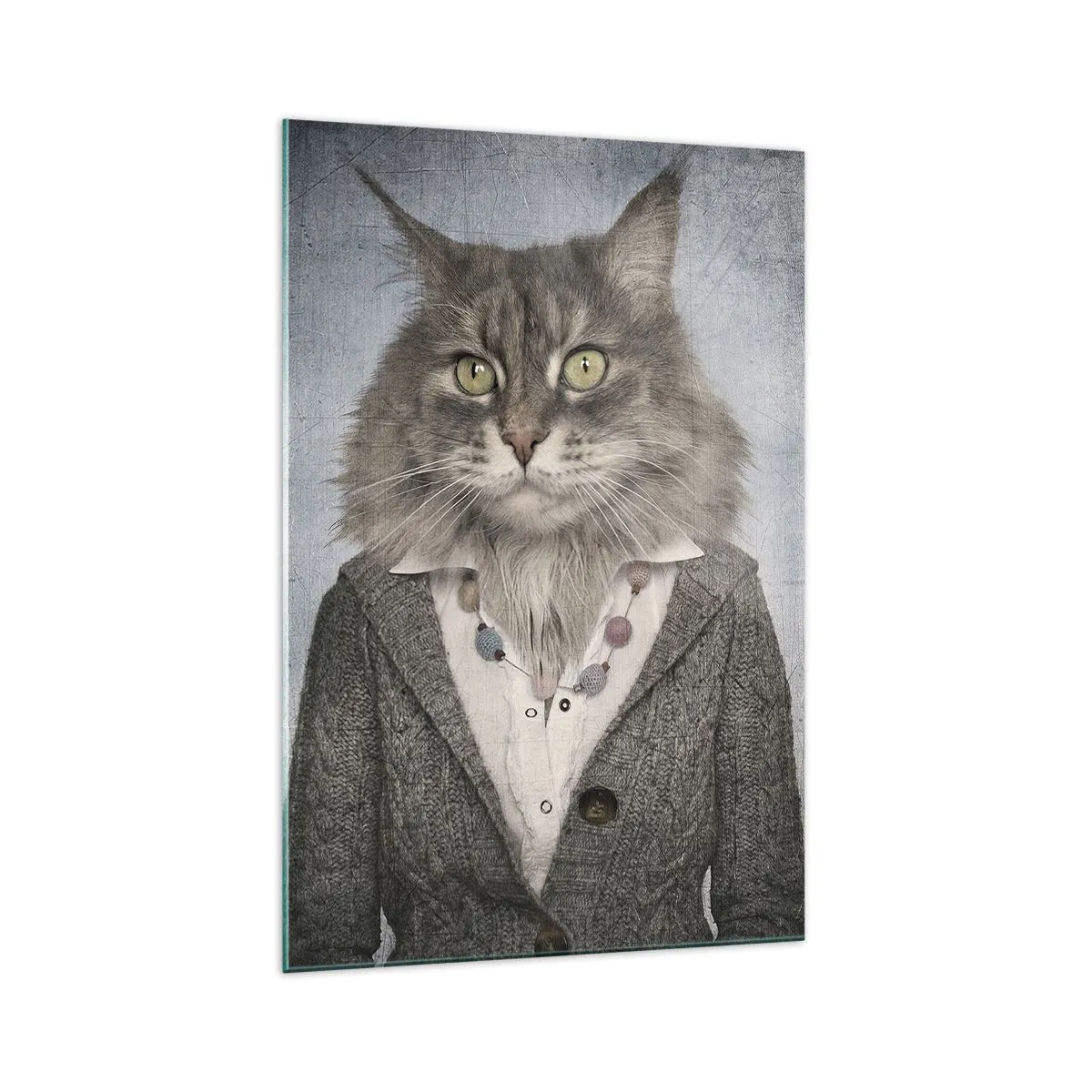 Üveg kép - A szőrmék újra divatosak - 70x100 cm