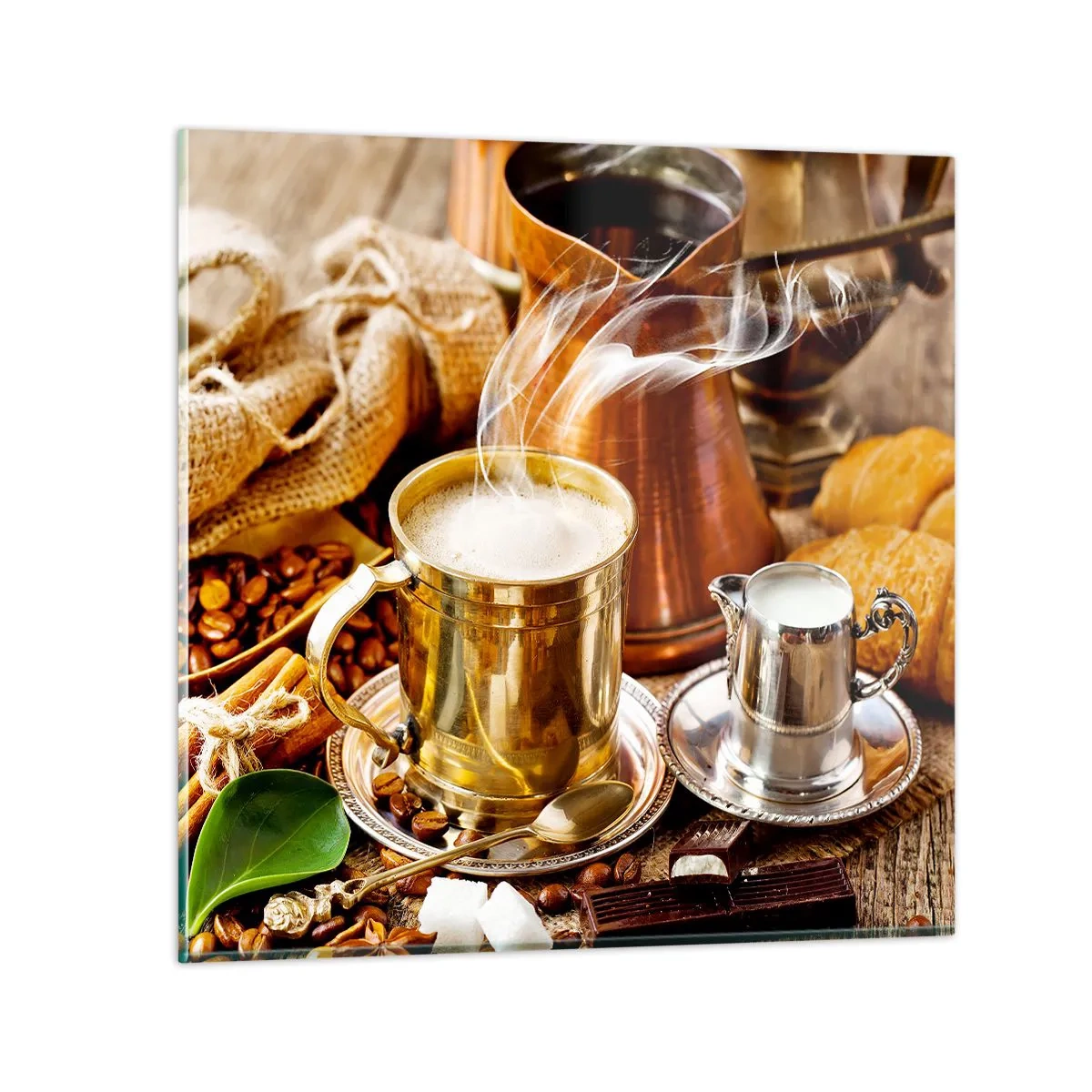 Üveg kép - Szép napot! - 50x50 cm