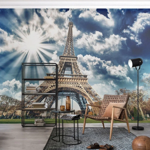 Fotótapéta Premium Canvas - Az egyetlen ilyen a nap alatt - Eiffel-torony, Párizs, Építészet - 450x315 cm