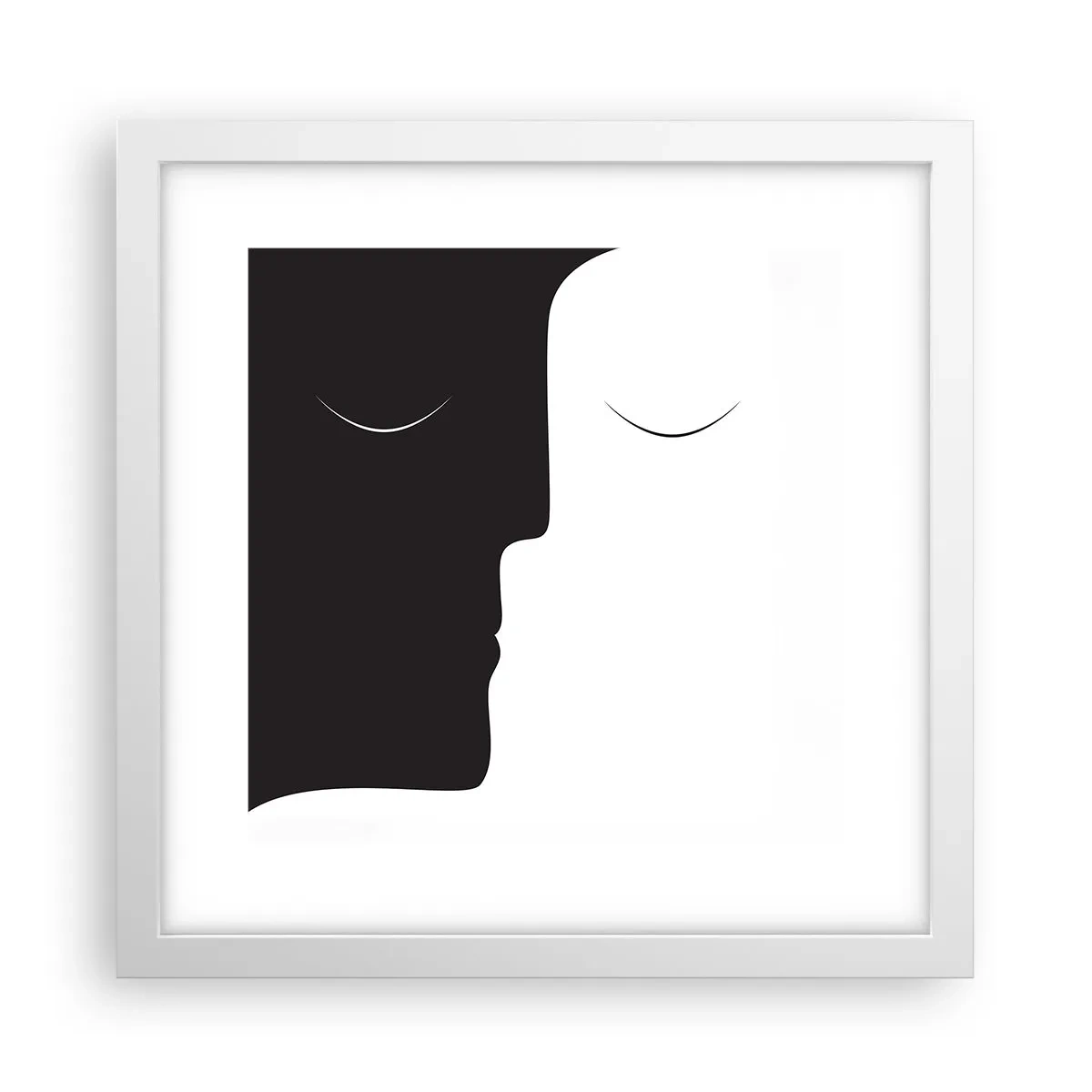 Poszter fekete keretben - Az ellentétek egysége - 30x30 cm
