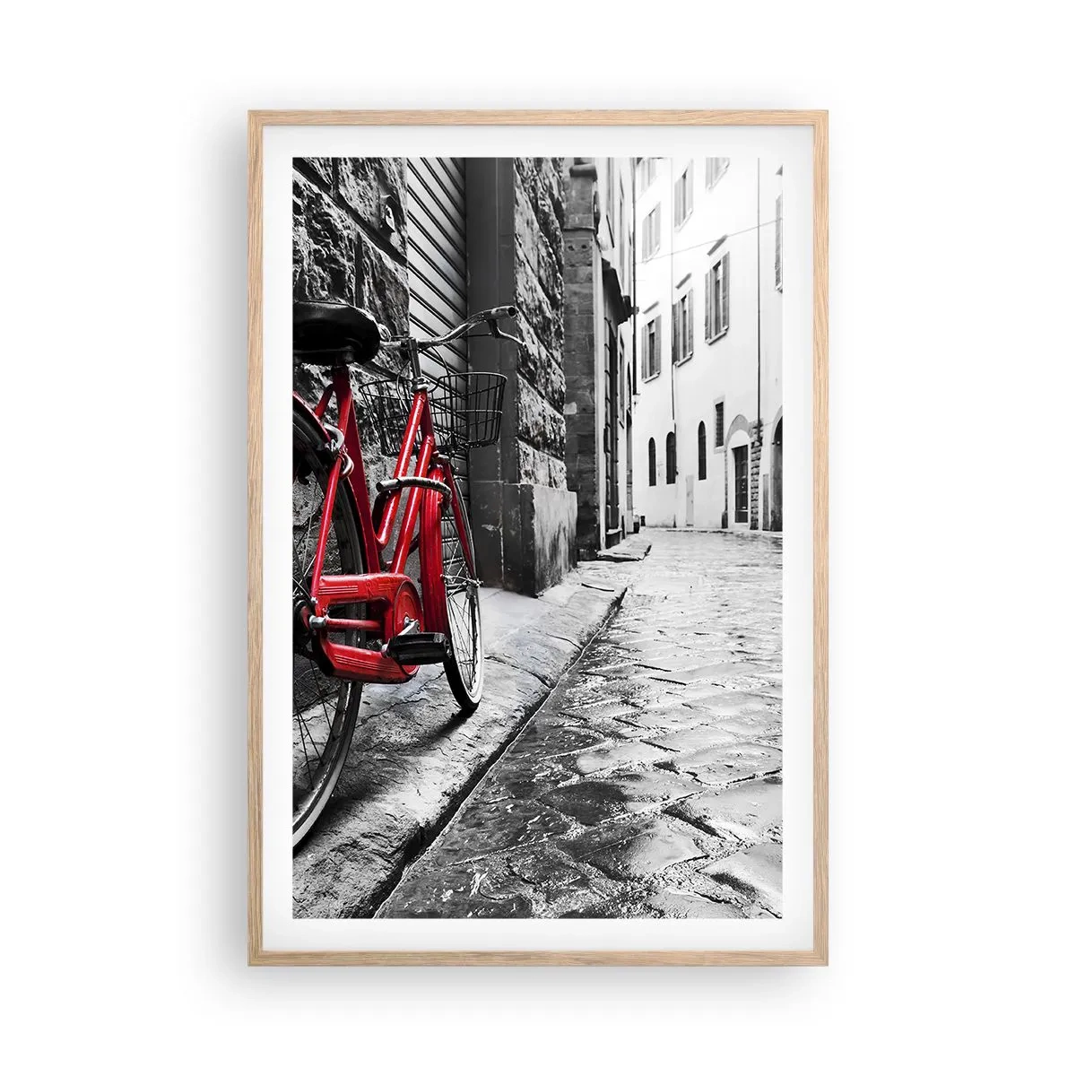 Poszter világos tölgy keretben - Az igazi gyönyör nem öregszik - 61x91 cm