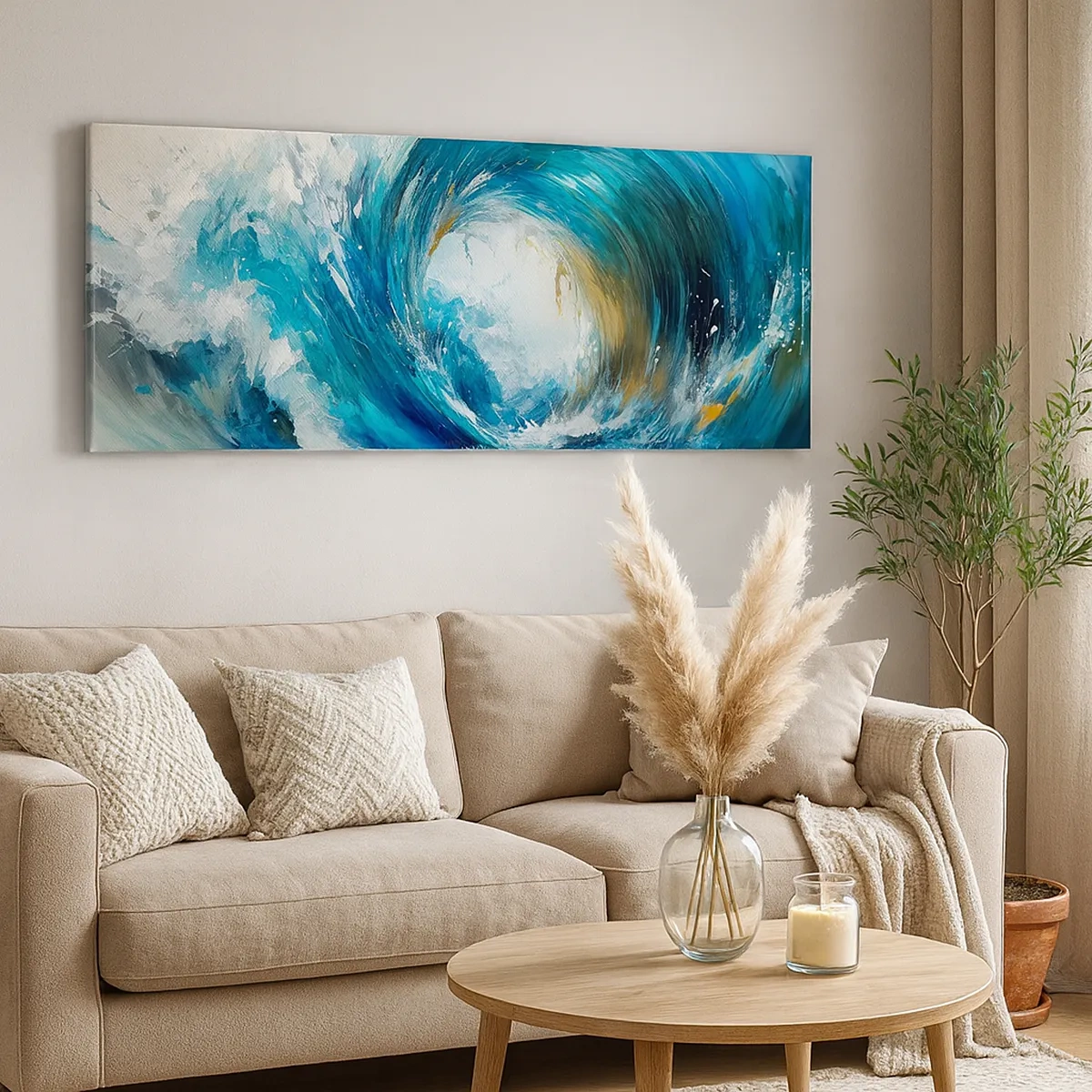 Vászonkép - Tengeri portál - 30x30 cm