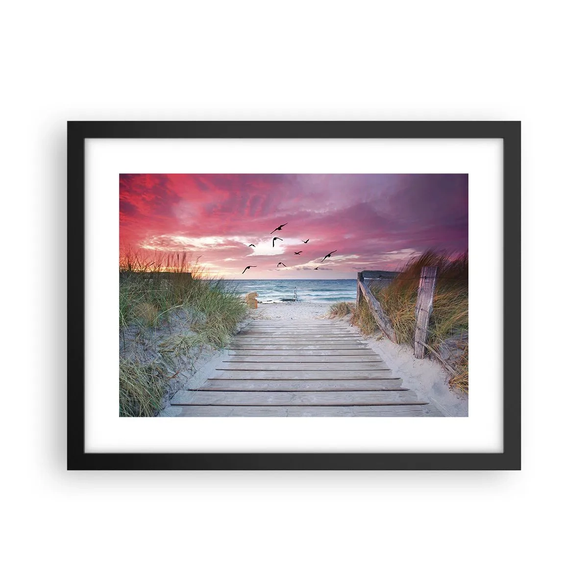 Poszter fehér keretben - Balti impresszió - 40x30 cm