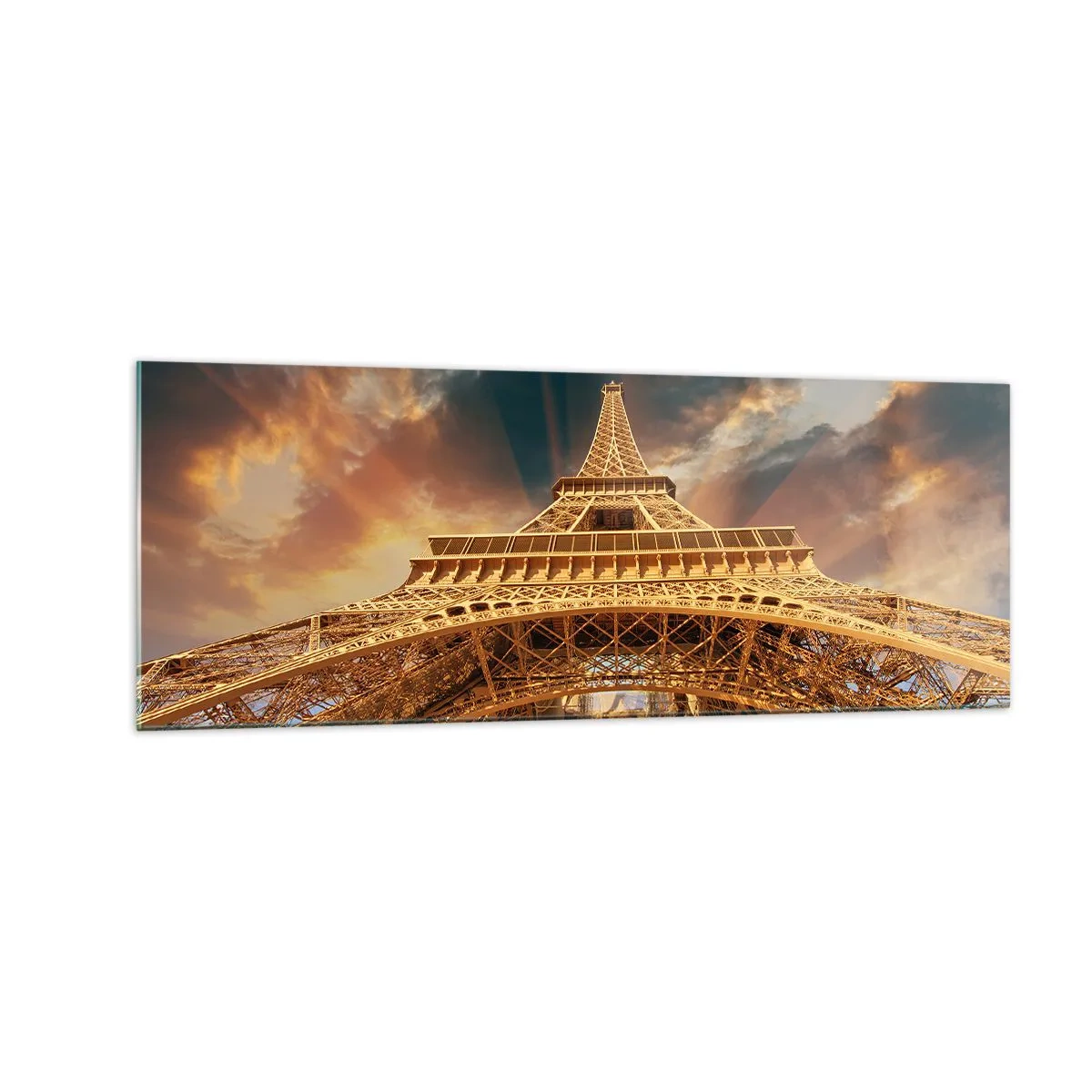 Üveg kép - Ahogy az emberiség eljutott az egekig - 140x50 cm