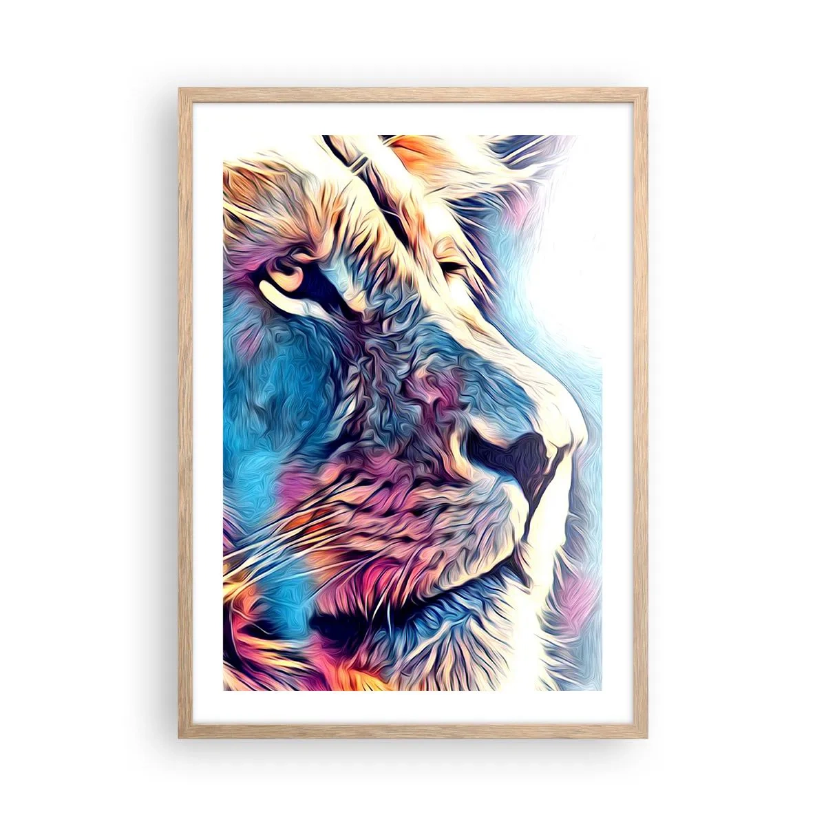 Poszter világos tölgy keretben - A természet bölcsessége - 50x70 cm