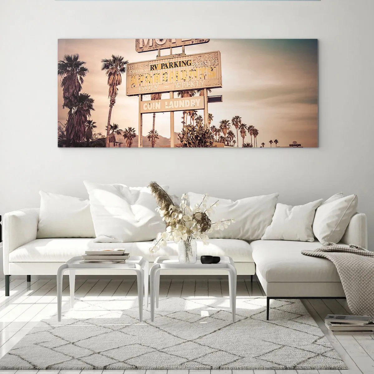 Üveg kép - Itt megállt az idő - 120x50 cm