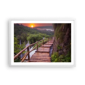 Poszter fekete keretben - Hihetetlen szépség - 70x50 cm