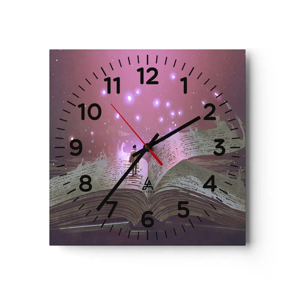 Falióra, Óra - Meghívás egy másik világba – olvass! - 40x40 cm