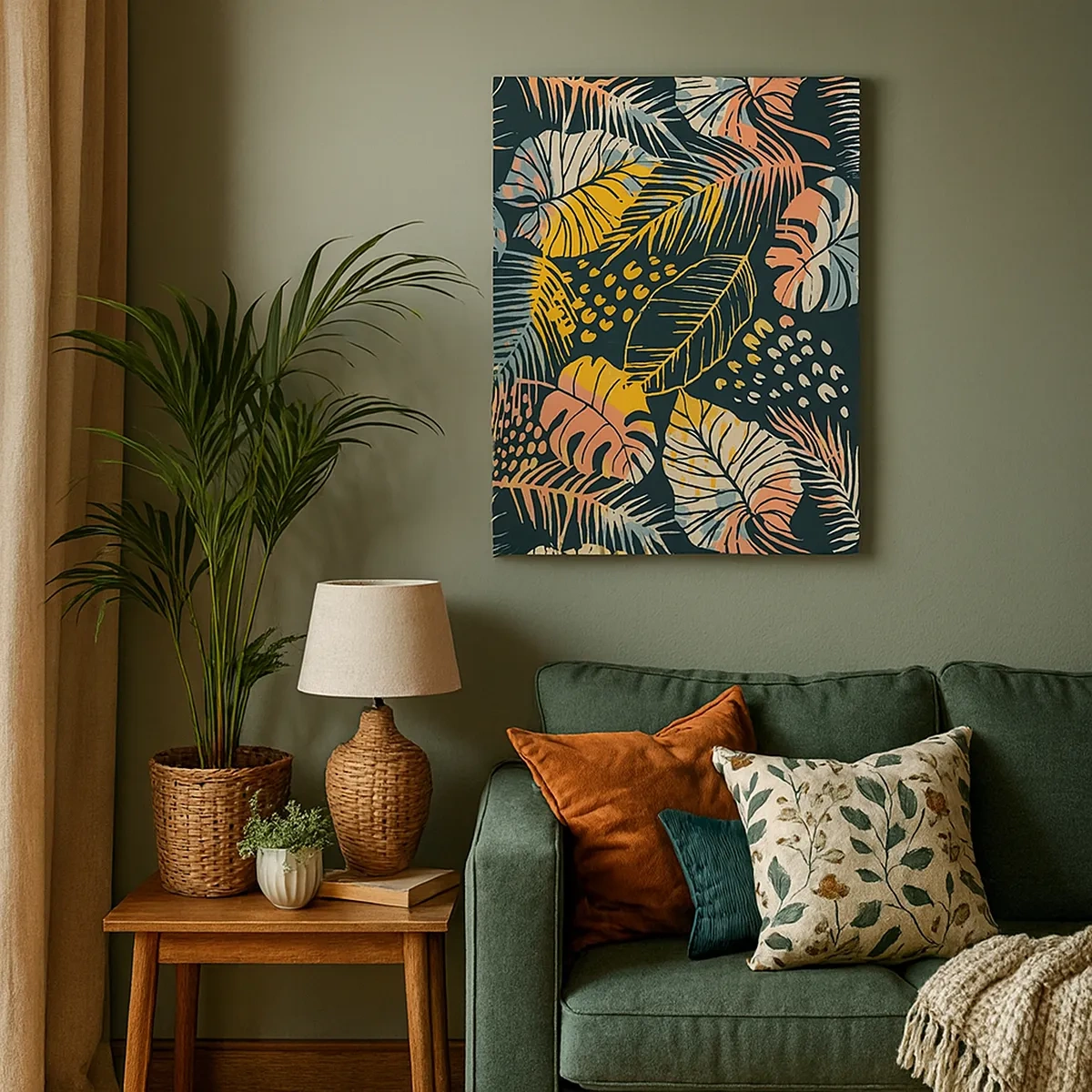 Vászonkép - Leveles fantázia - 50x70 cm