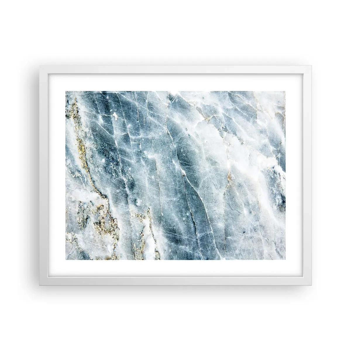 Poszter fekete keretben - Jégvilág - 50x40 cm