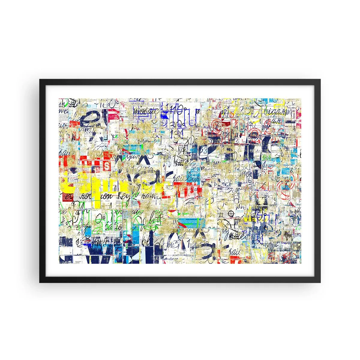 Poszter fehér keretben - Egyszerűen tetszik a szemnek - 70x50 cm