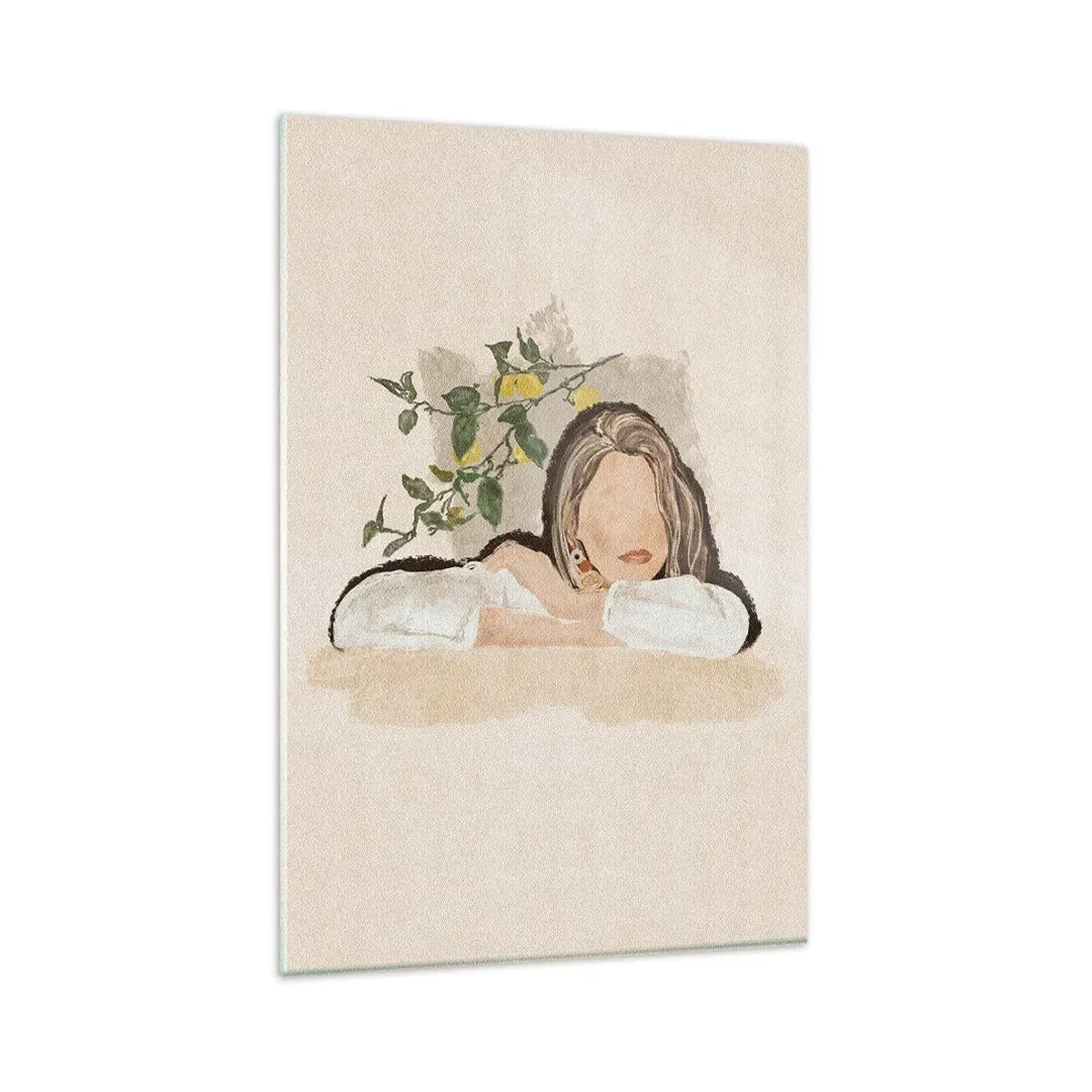 Üveg kép - Déli szépség - 80x120 cm