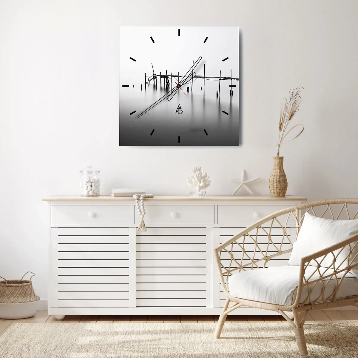 Falióra, Óra - Mi van, ha nincs világ? - 40x40 cm