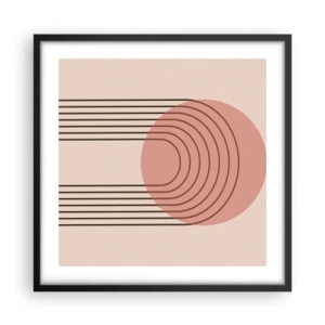 Poszter fehér keretben - Ellenállhatatlan vonzalom - 50x50 cm