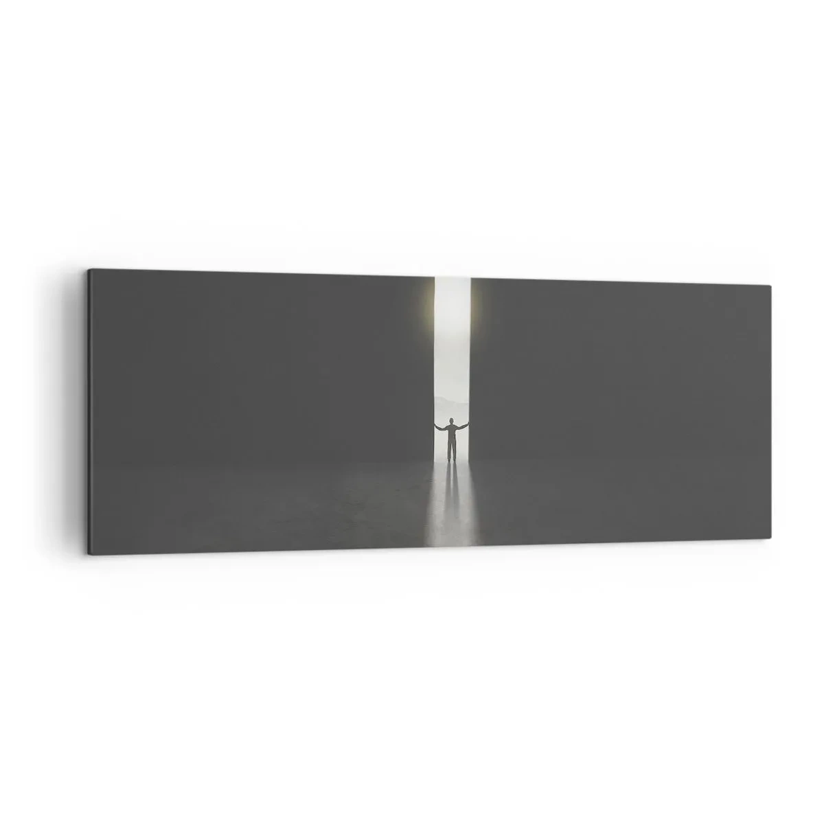 Vászonkép - Egy lépés a fényes jövő felé - 140x50 cm