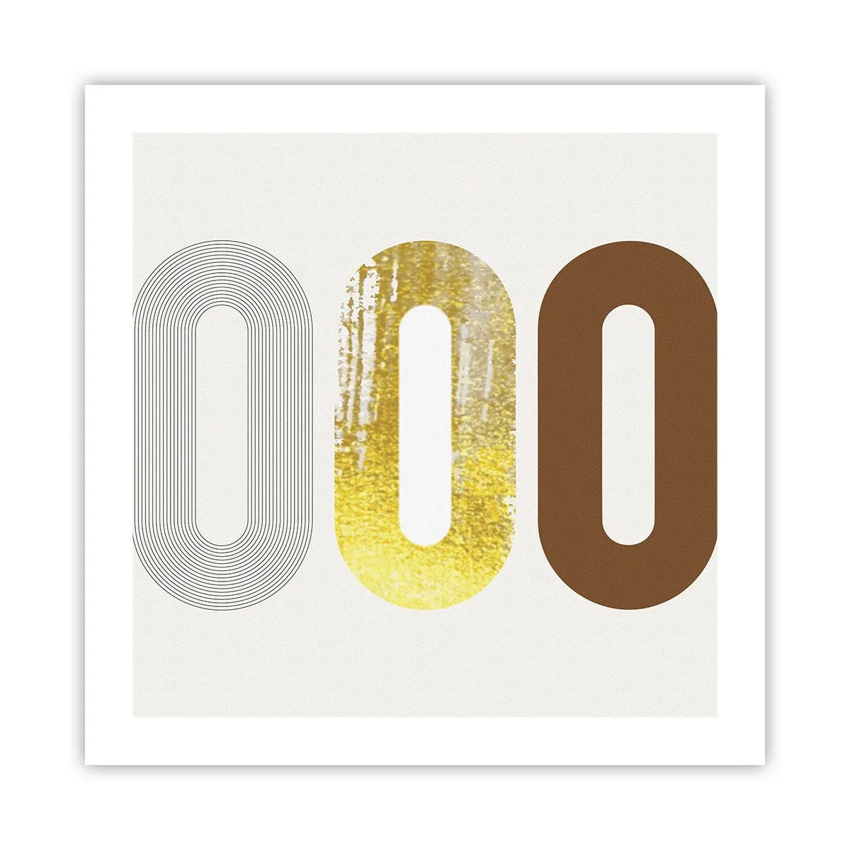 Poszter - Óóó! - 50x50 cm