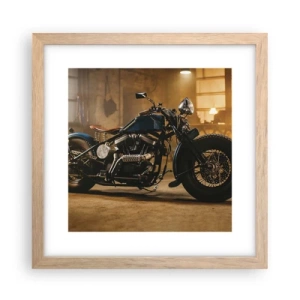 Poszter világos tölgy keretben - Megtehetek mindent - 30x30 cm