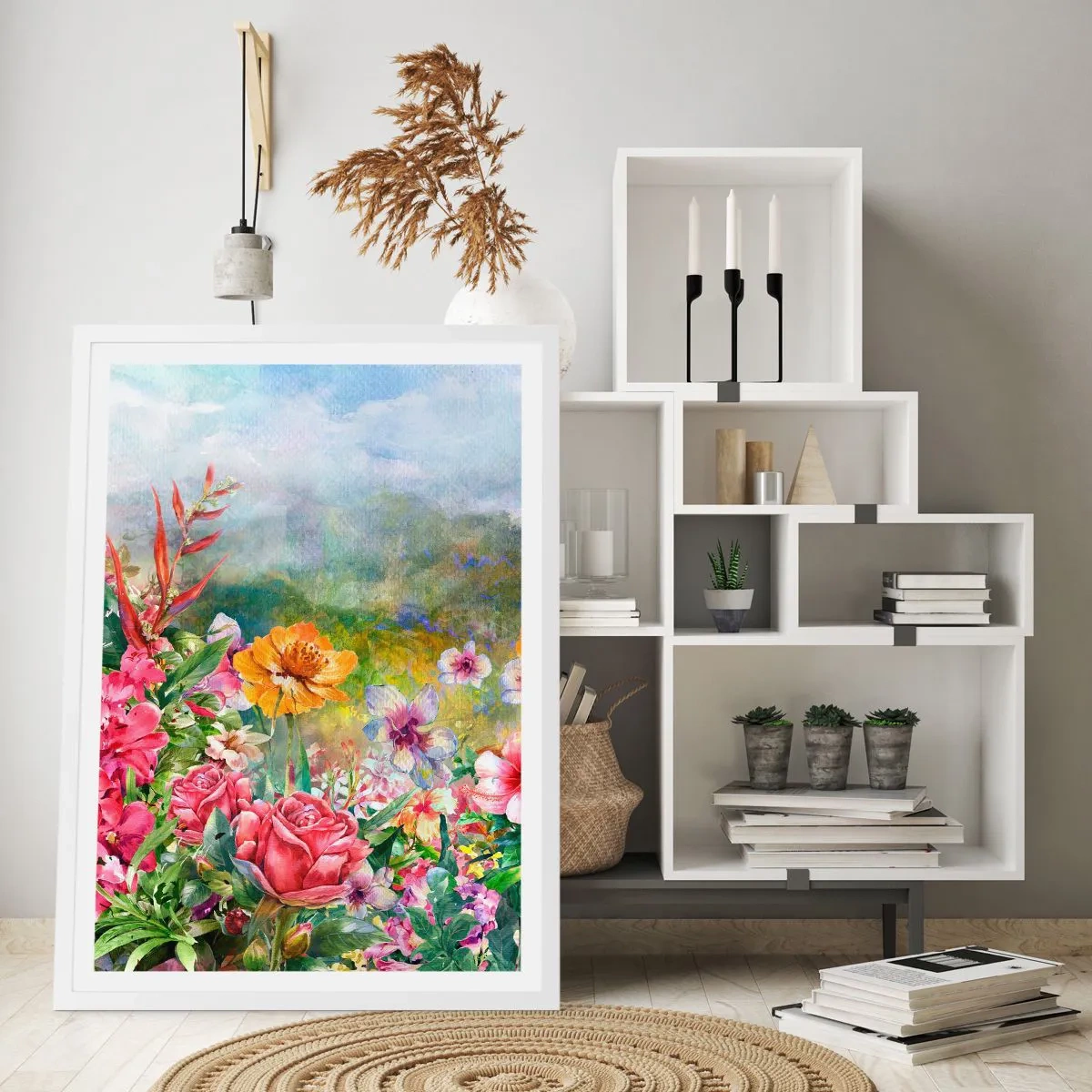 Poszter fekete keretben - A kert, amelyik megőrült - 50x70 cm