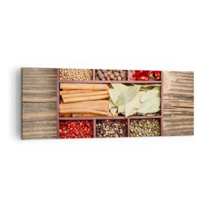 Vászonkép - Formarend, aromacsokor - 140x50 cm