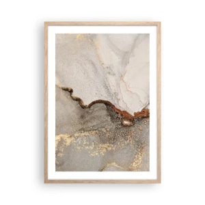 Poszter világos tölgy keretben - A színek határán - 50x70 cm