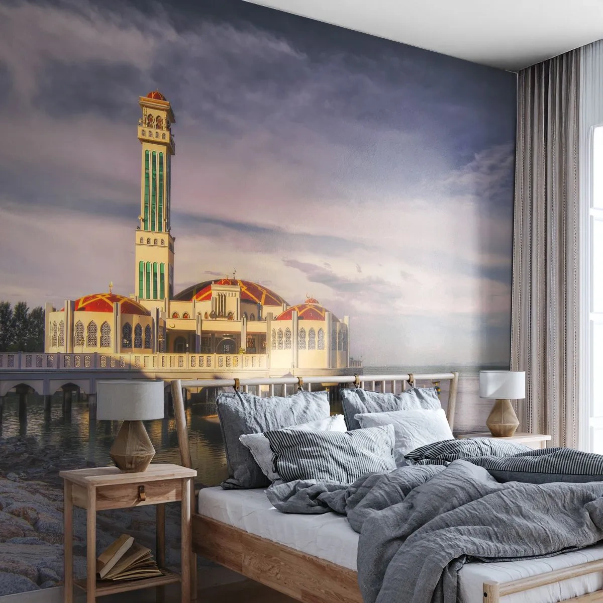 Fotótapéta Premium Sand - A természet temploma - Építészet, Malaysia, Tájkép - 100x70 cm