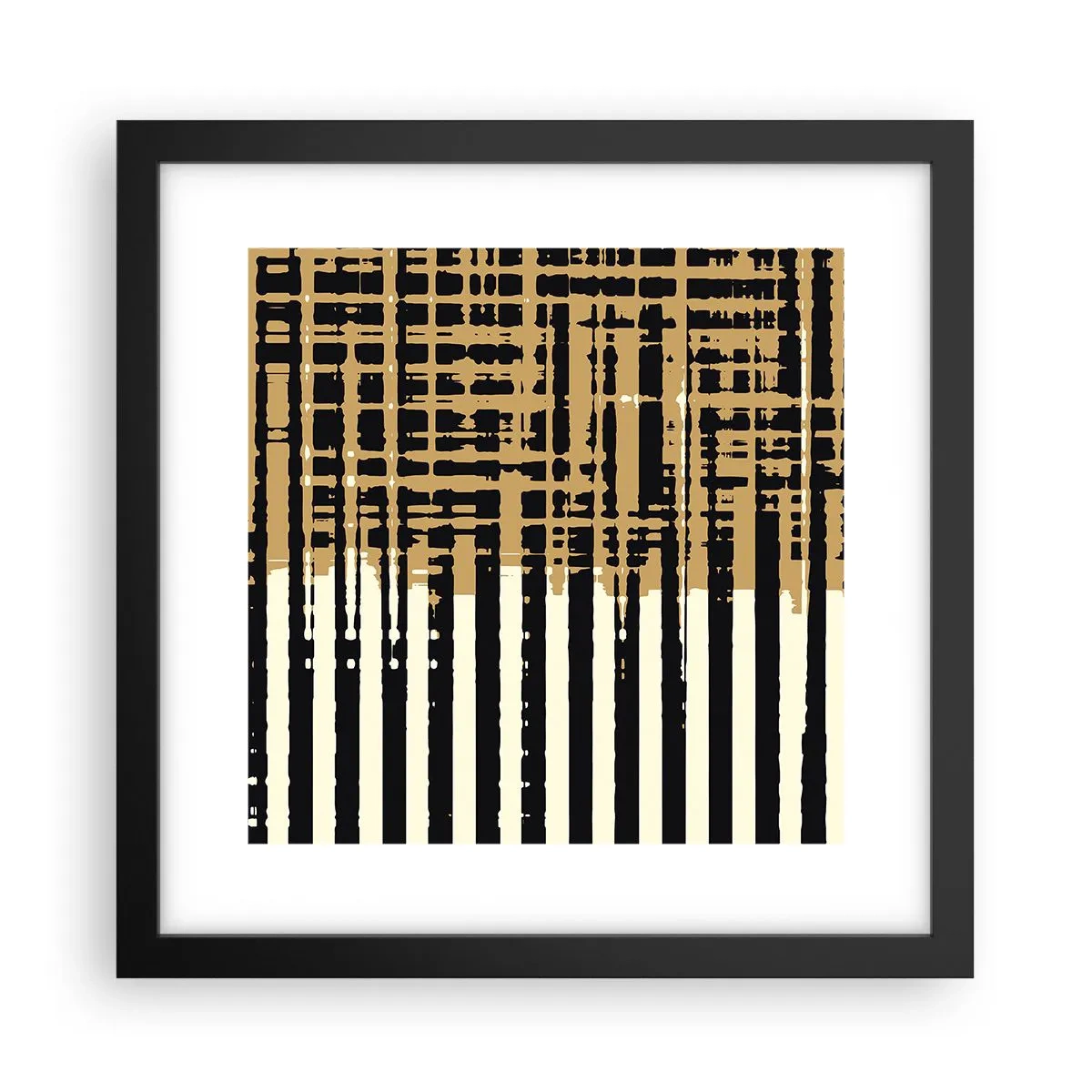Poszter fehér keretben - Építészeti absztrakció - 30x30 cm