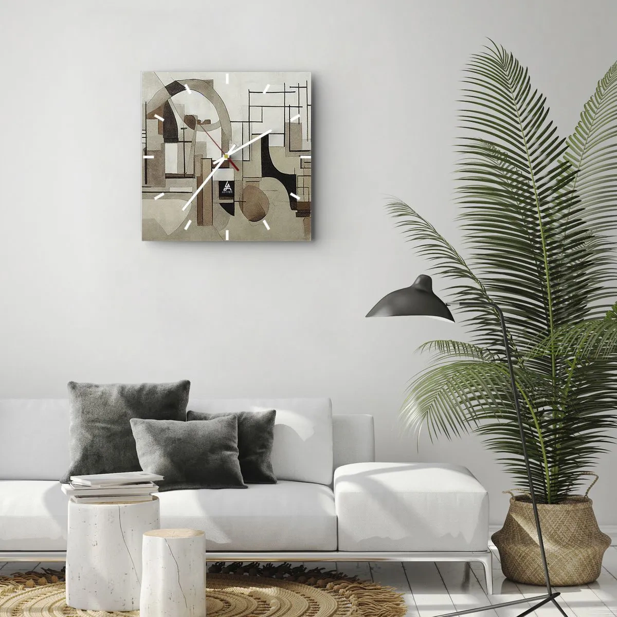 Falióra, Óra - Városkép 2.0 - 40x40 cm