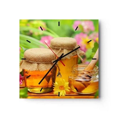 Falióra, Óra - Édes és virágos - 30x30 cm