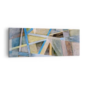 Vászonkép - Egyenesen vagy átlósan? - 140x50 cm