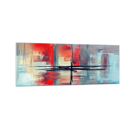 Üveg kép - Tájkép egy ismeretlen dimenzióban - 140x50 cm