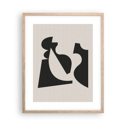 Poszter világos tölgy keretben - Önálló összeállításra - 40x50 cm