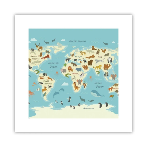 Poszter - Jó szomszédok - 30x30 cm