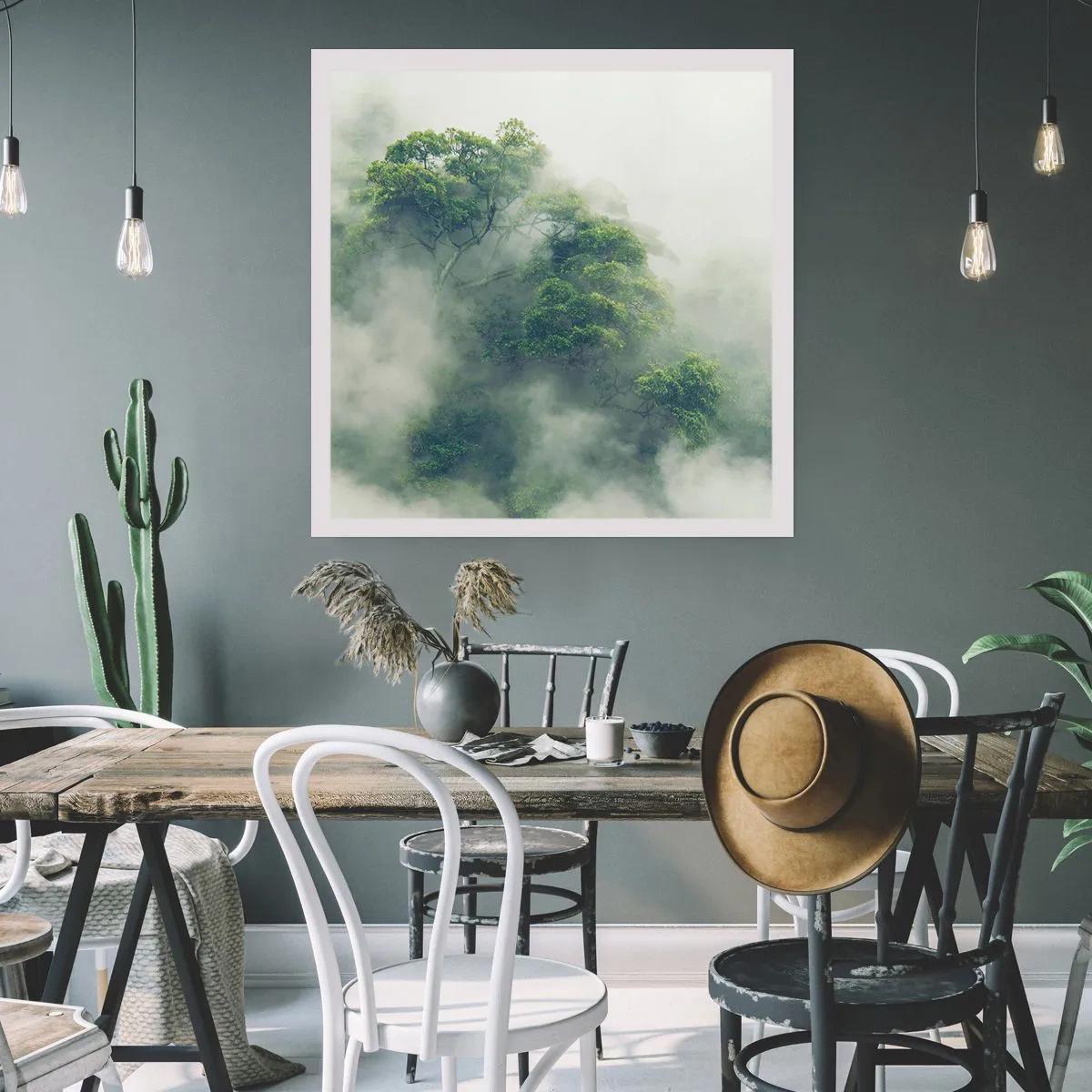 Poszter - Ködbe burkolózva - 40x40 cm