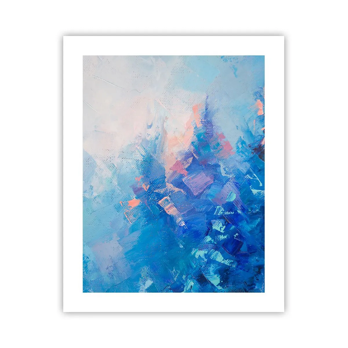 Poszter - Téli absztrakció - 40x50 cm