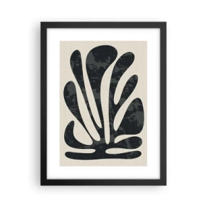 Poszter fehér keretben - Többujjas absztrakció - 30x40 cm