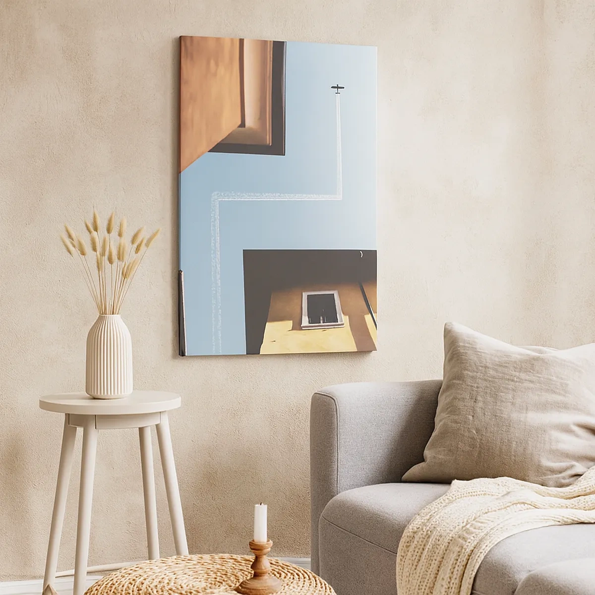 Vászonkép - A városi labirintus felett - 50x70 cm