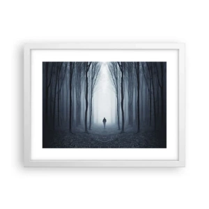 Poszter fekete keretben - És minden egyszerű és világos - 40x30 cm