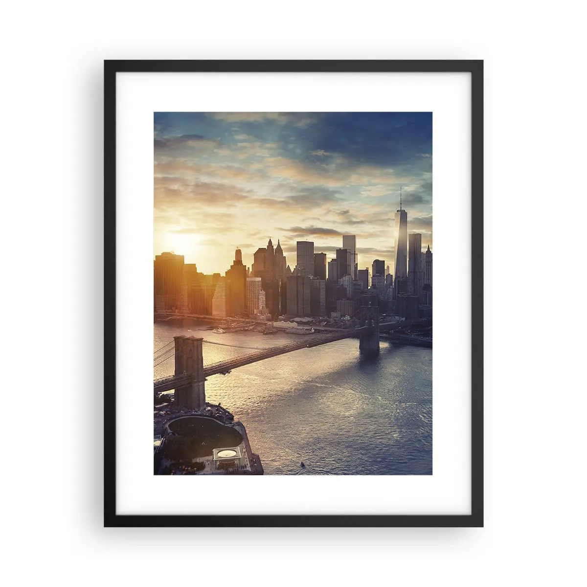 Poszter fehér keretben - Nyugati kultúra emlékműve - 40x50 cm