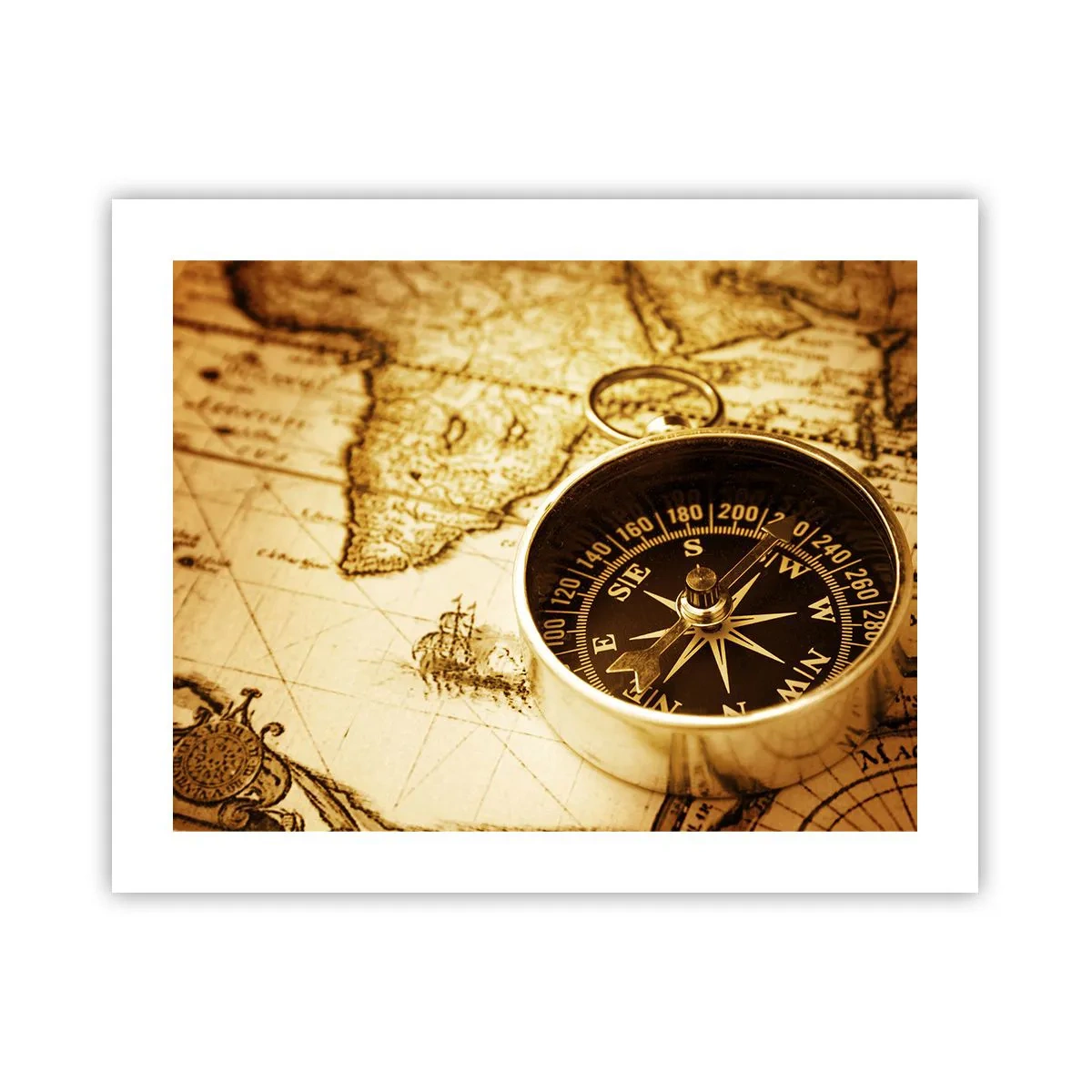 Poszter - Keletre, vagy nyugatra? - 50x40 cm