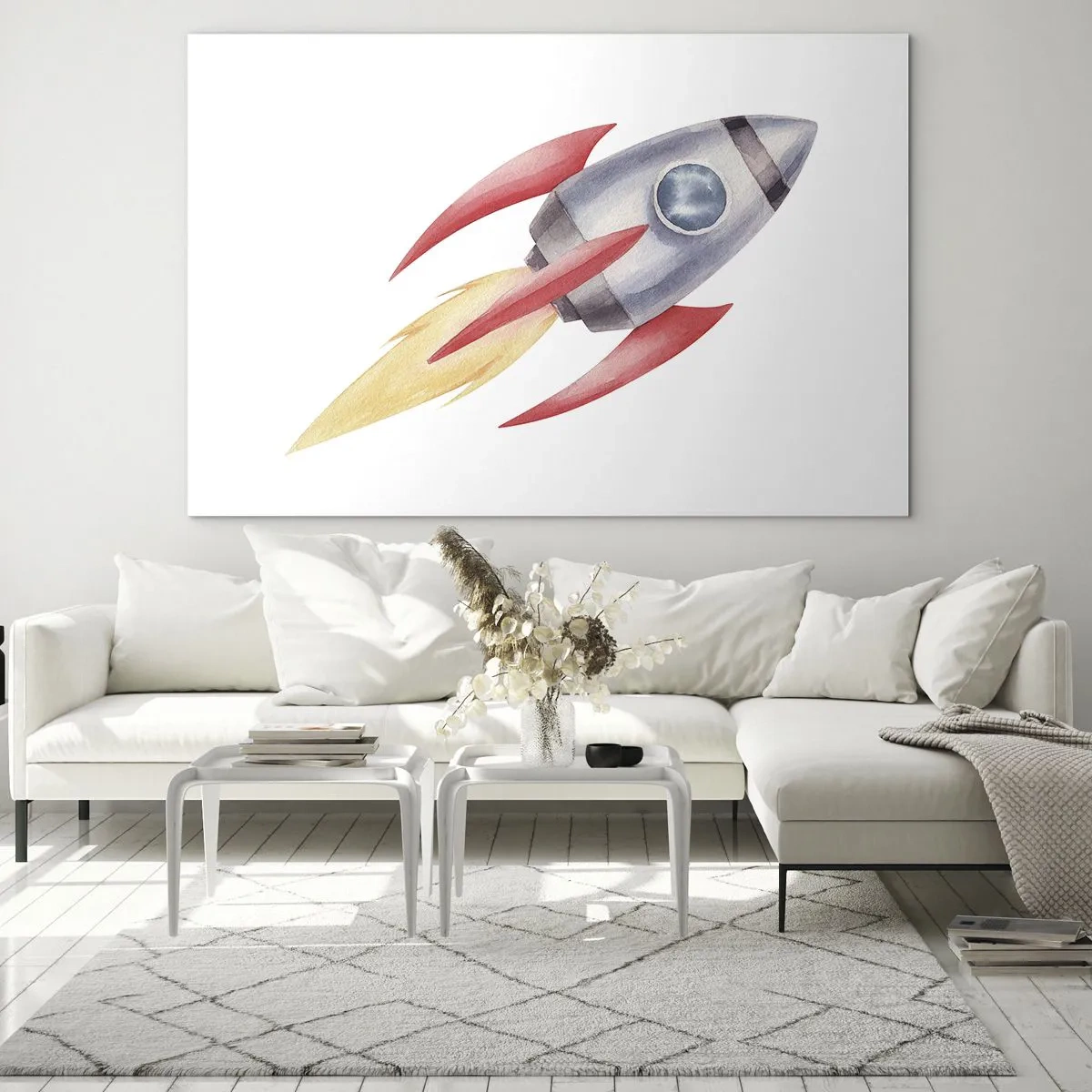 Üveg kép - Magasabbra, gyorsabban, messzebbre - 120x80 cm