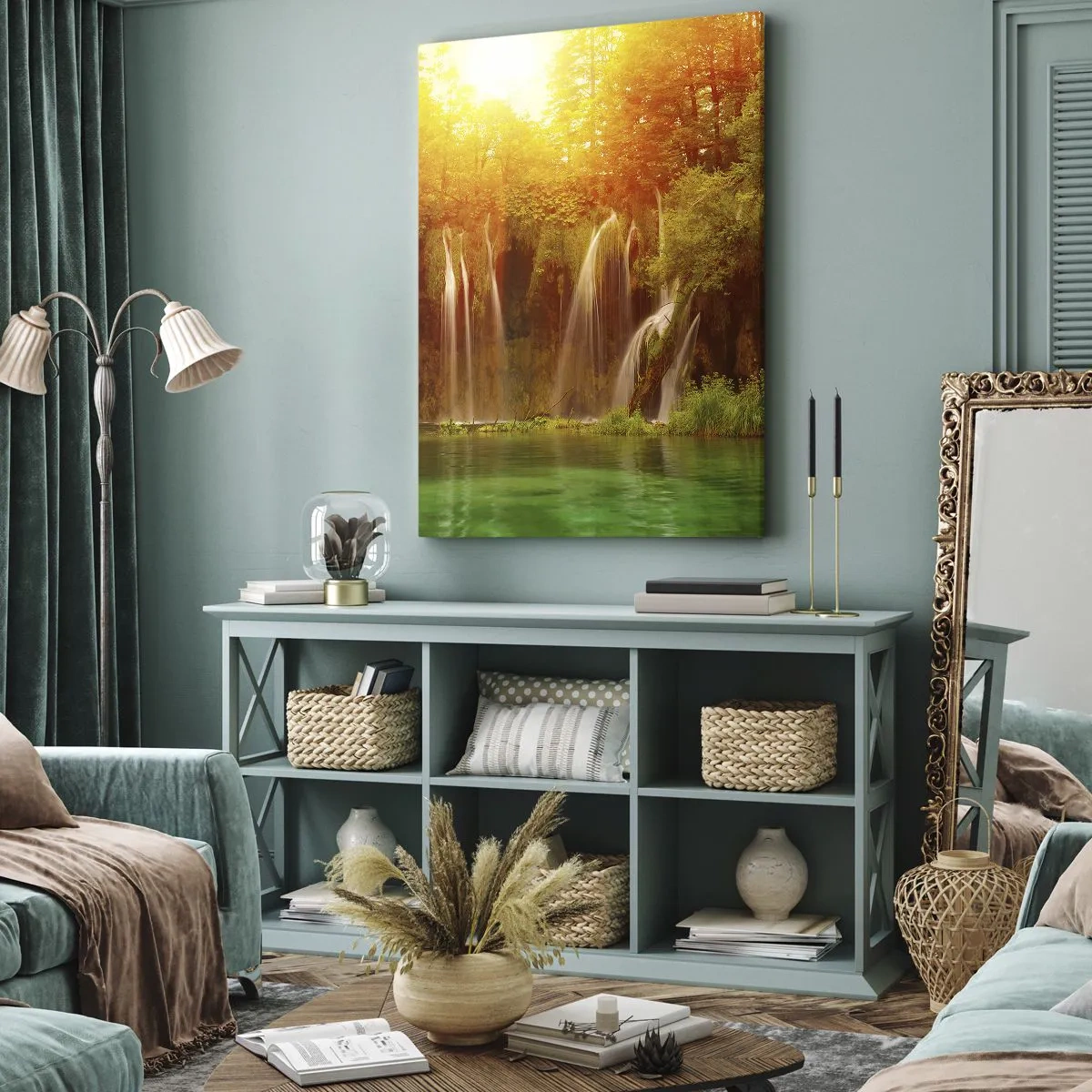 Vászonkép - A napon és az árnyékban - 70x100 cm