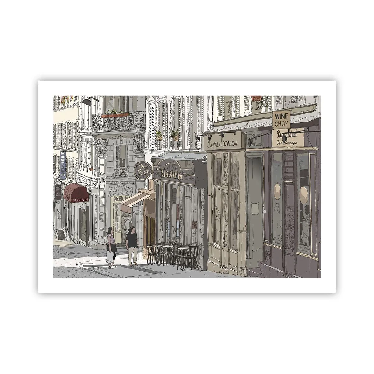 Poszter - Városi örömök - 70x50 cm