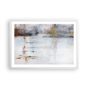 Poszter fekete keretben - A légfüggöny mögött  - 70x50 cm