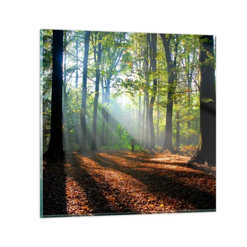 Üveg kép - Ragyogások és árnyékok - 40x40 cm
