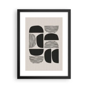 Poszter fehér keretben - Félszívű megállapodások - 30x40 cm