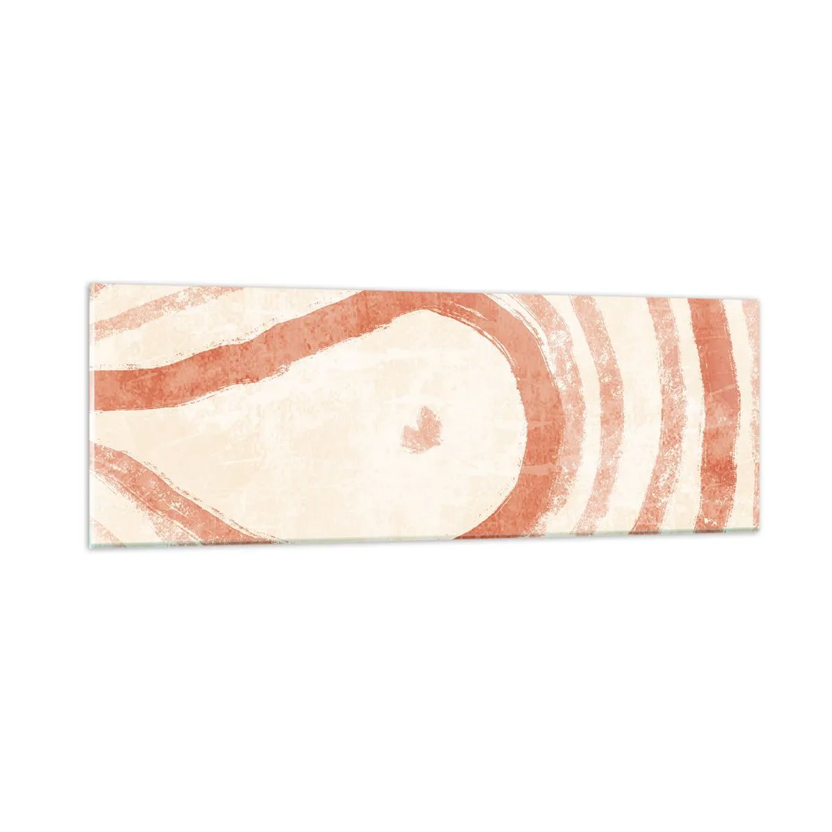 Üveg kép - Korallkörök - kompozíció - 90x30 cm