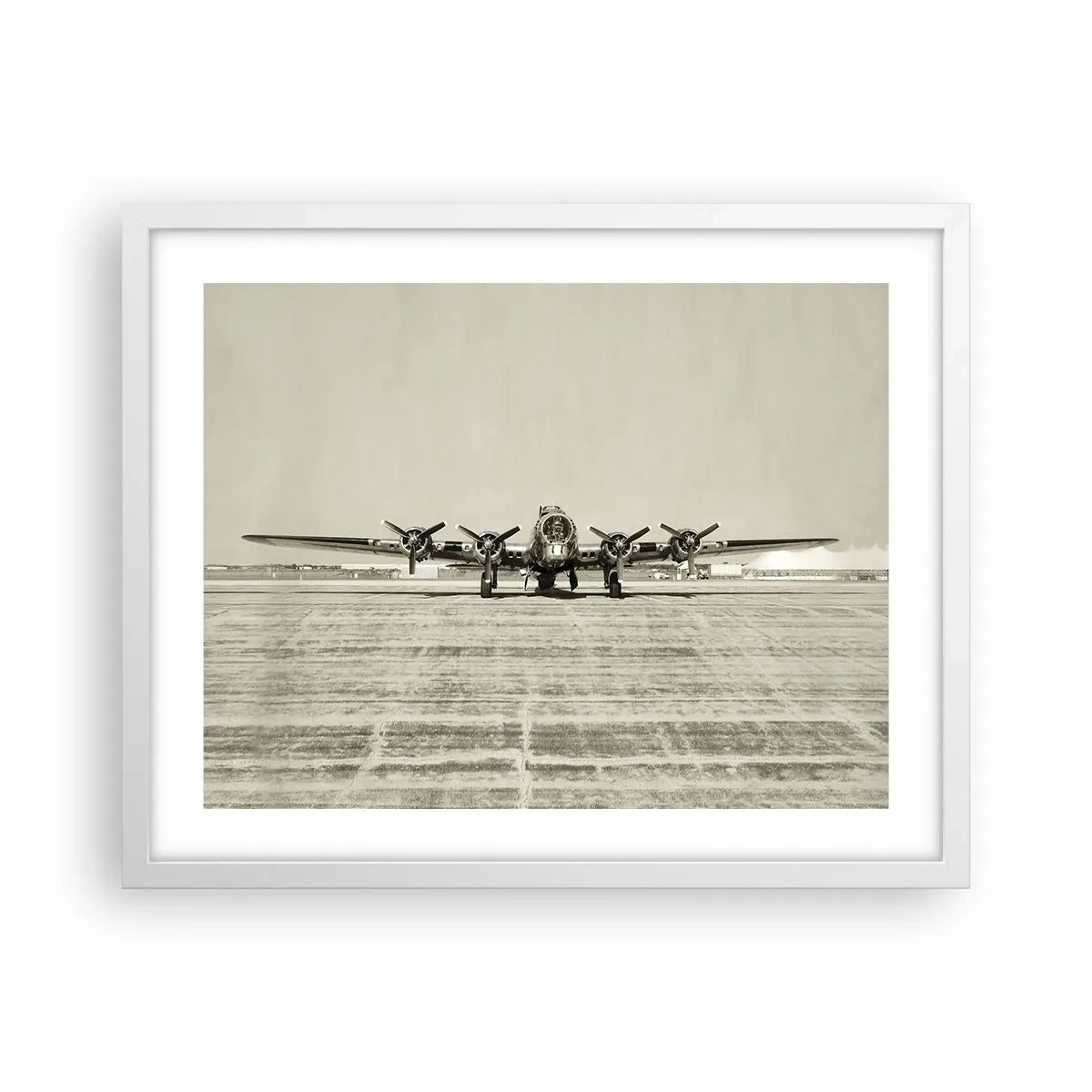 Poszter fekete keretben - Mint mindig készen - 50x40 cm