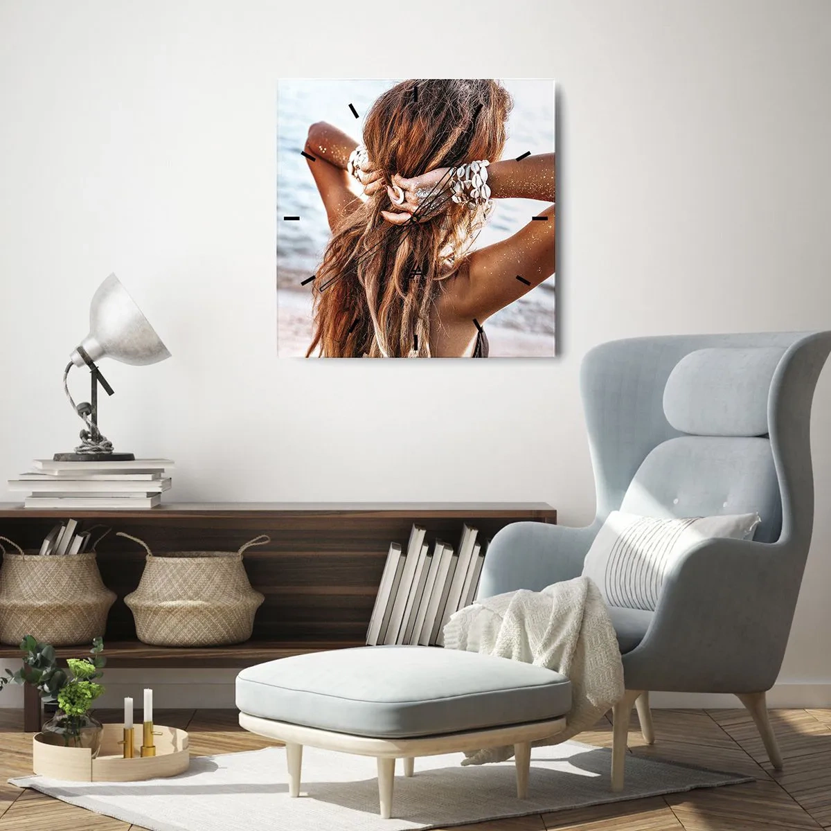 Falióra, Óra - A víz és a nap testvére - 40x40 cm